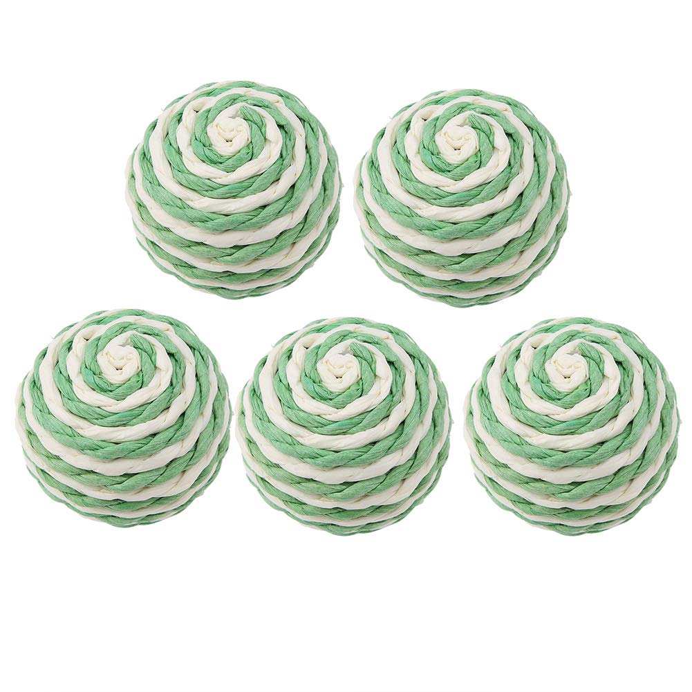 Durable Non-Toxic Cat Chew Toy - Natural Sisal Ball for Scratching & Teeth Cleaning | Perfect for Indoor Cats & Kitten Playtime