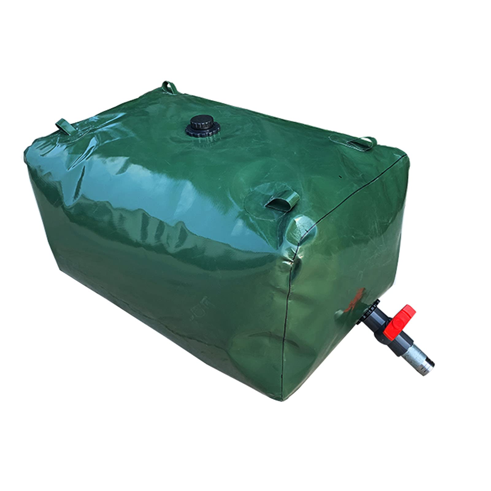 Foldable Large-Capacity Water Storage Bag - Heavy-Duty PVC Portable Water Container for Outdoor, Garden & Emergency Use | Rainwater Collection Tank with Spigot | Ideal for Agriculture, Construction & Gardening (Camping, Hiking, Disaster Preparedness)