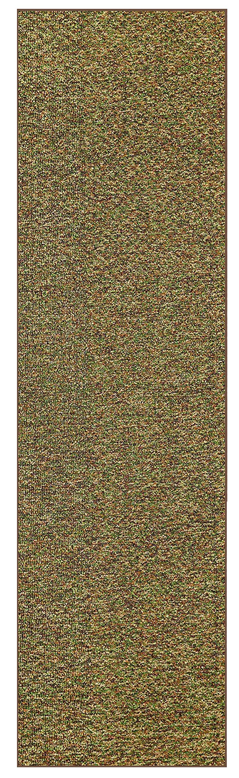 Custom Size Camo Green Artificial Turf Rug - Heavy Duty Anti-Skid Backing - 4'x8' Indoor/Outdoor Runner - Perfect for Patio, Playroom & Home Gym Flooring