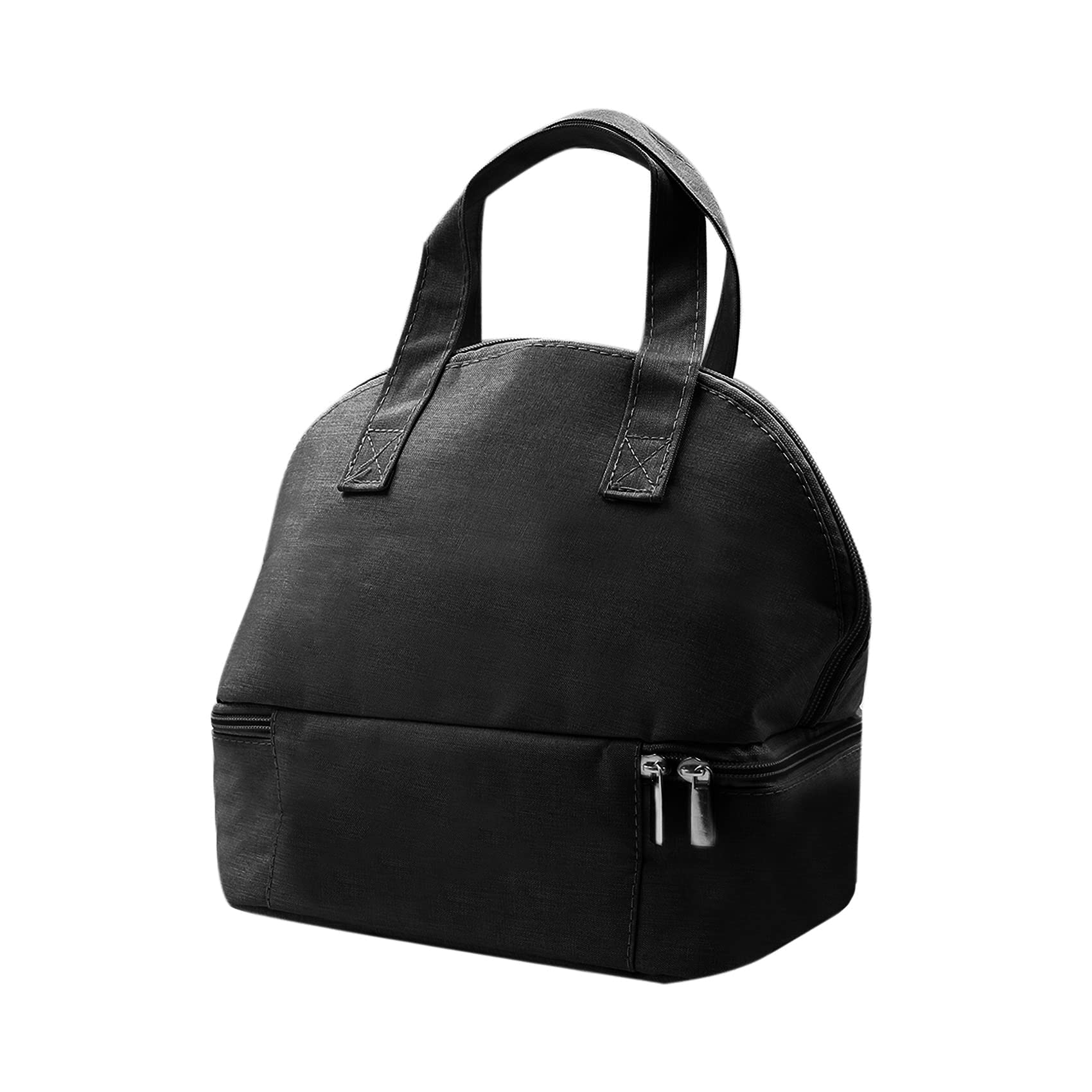 Amamcy Insulated Lunch Box Bag - Double Layer Small Cooler Lunch Tote for Men & Women, Reusable Work Lunch Bag for Office, School, Picnic & Outdoor Activities