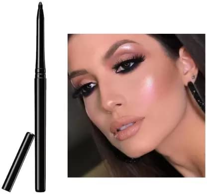 WIFFY BEST Black Kajal Eyeliner Pencil - Waterproof & Smudge Proof Eye Makeup for Women - Perfect for Everyday Wear, Parties & Special Occasions