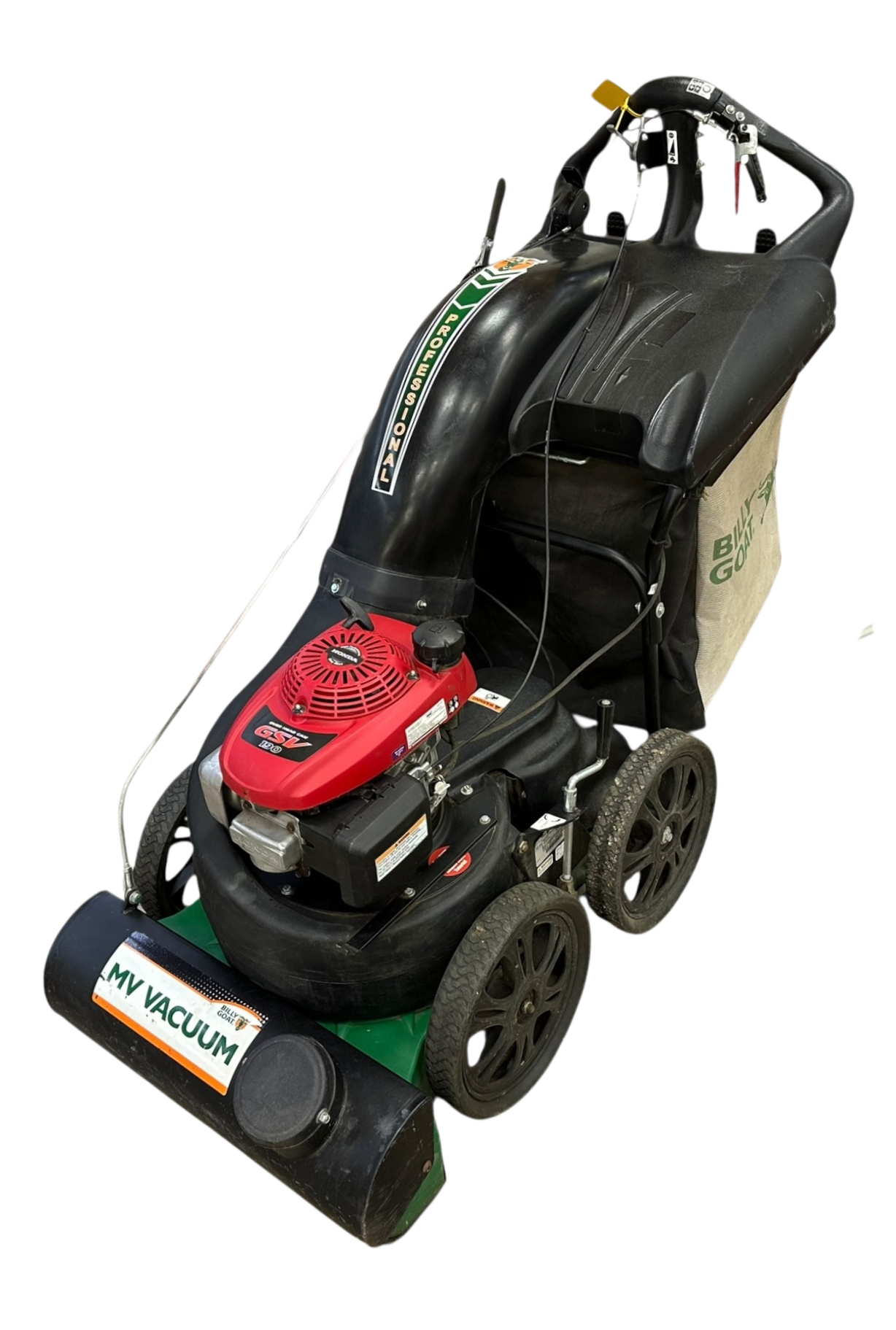 Billy Goat MV650SPH Commercial Leaf & Debris Vacuum with Honda GSV190 Engine - Powerful Lawn Cleanup for Yards, Parks & Landscaping (Local Pickup Available)