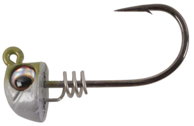 3/4oz Screwlock Jigheads for Bass Fishing - 2 Pack - Perfect for Freshwater & Saltwater Fishing Lures