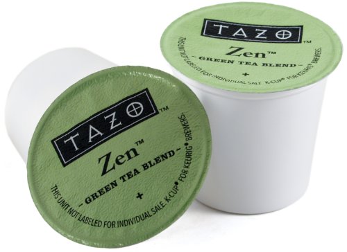 Tazo Zen Green Tea K-Cup Pods for Keurig Brewers - 96 Count | Refreshing & Calming Herbal Tea for Relaxation, Meditation & Stress Relief