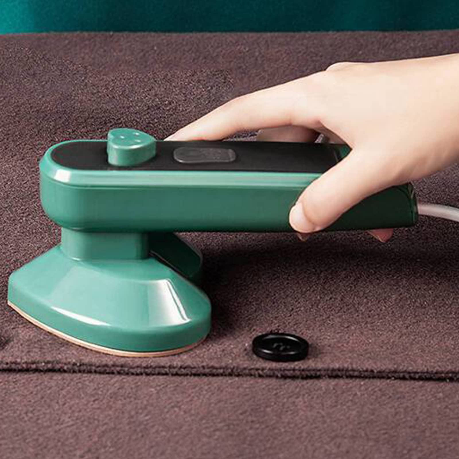 Fiudx Mini Handheld Garment Steamer - Portable Travel Steamer for Clothes, Quick Wrinkle Remover & Fabric Refresher | Perfect for Home, Office, and Travel Use