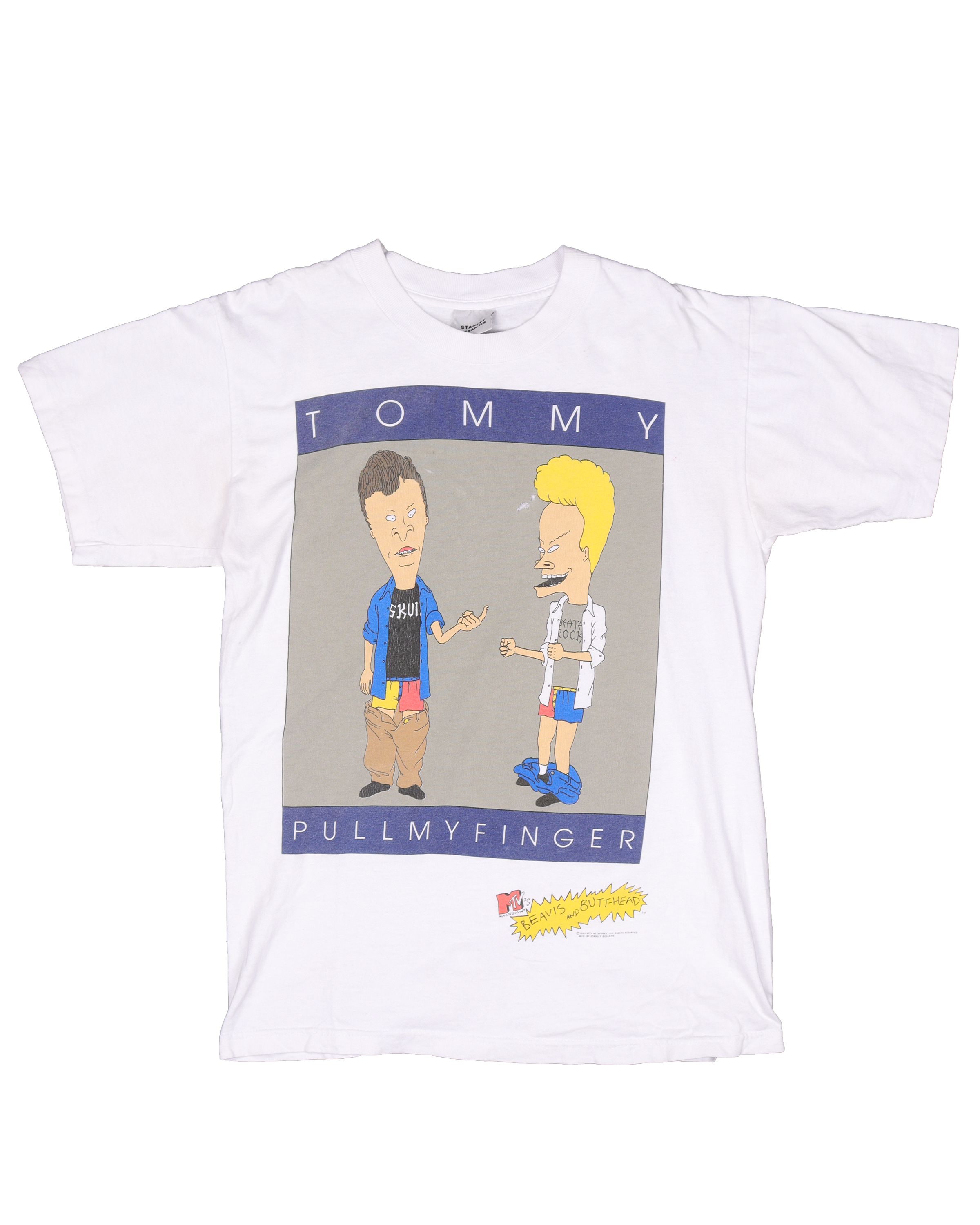 Beavis & Butt-Head Tommy Pull My Finger Graphic T-Shirt - Funny Cartoon Tee for Fans, Men & Women - Perfect for Casual Wear, Parties & Gifts