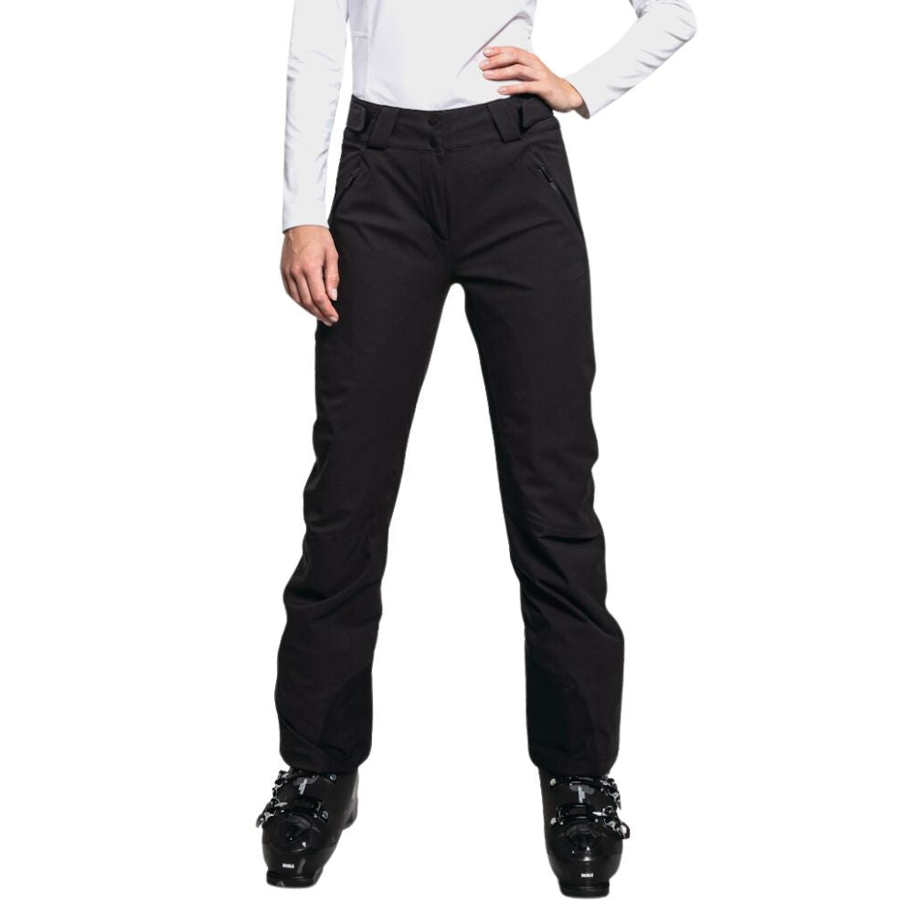 Schoffel Weissach Women's Waterproof Ski Pants - Insulated Winter Snow Pants for Skiing & Snowboarding (Black) - Perfect for Alpine Resorts & Mountain Adventures