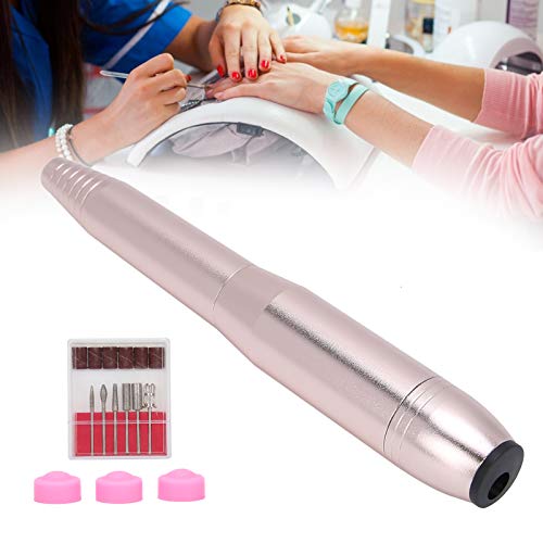 Professional Electric Nail Drill Kit - Portable Manicure Pedicure Machine with Nail File & Polishing Pen for Salon & Home Use (Perfect for Nail Art, Acrylics & Gel Extensions)