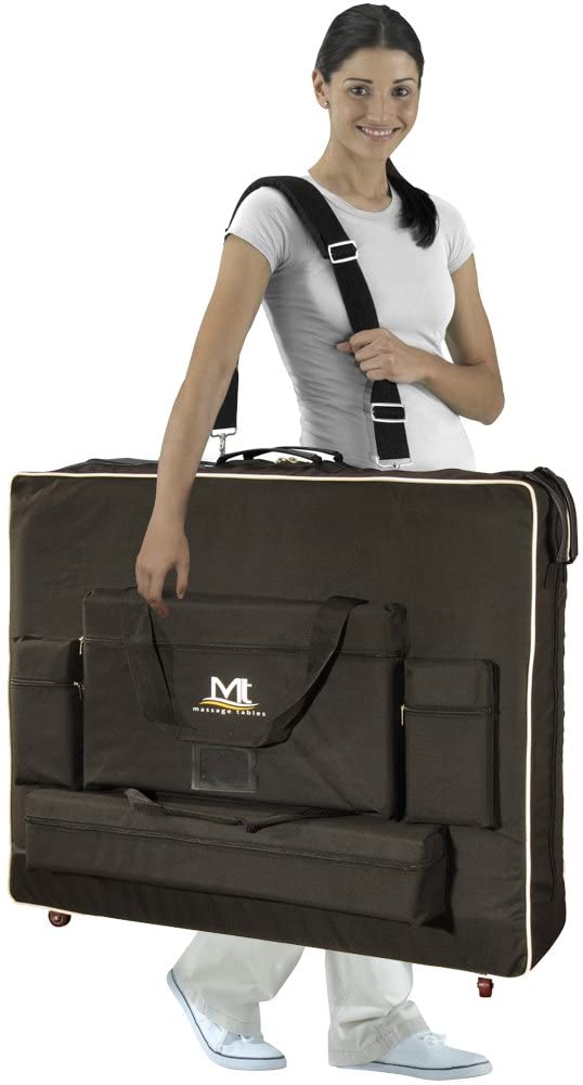 Portable 30 Inch Massage Table Carrying Case with Wheels - Easy Transport for Professional Massage Therapists & Home Use