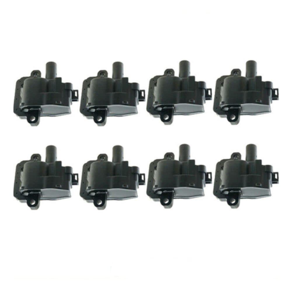 GQDDHDS Auto 8-Piece Ignition Coil Set UCA2860 - Compatible with Multiple Car Models, High Performance Replacement Part for Smooth Engine Start & Acceleration
