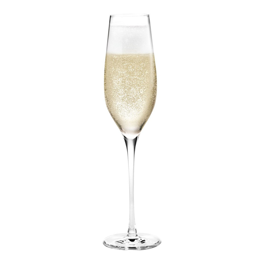 Premium Cabernet Champagne Glasses Set of 6 - Elegant Crystal Wine Goblets for Toasting & Celebrations - Perfect for Weddings, Anniversaries & Special Occasions