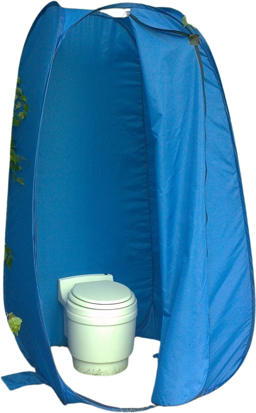 Dry Flush DF1076 Portable Privacy Shelter Pop Up Tent - Camping, RV, Emergency & Outdoor Toilet Enclosure for Portable Toilets