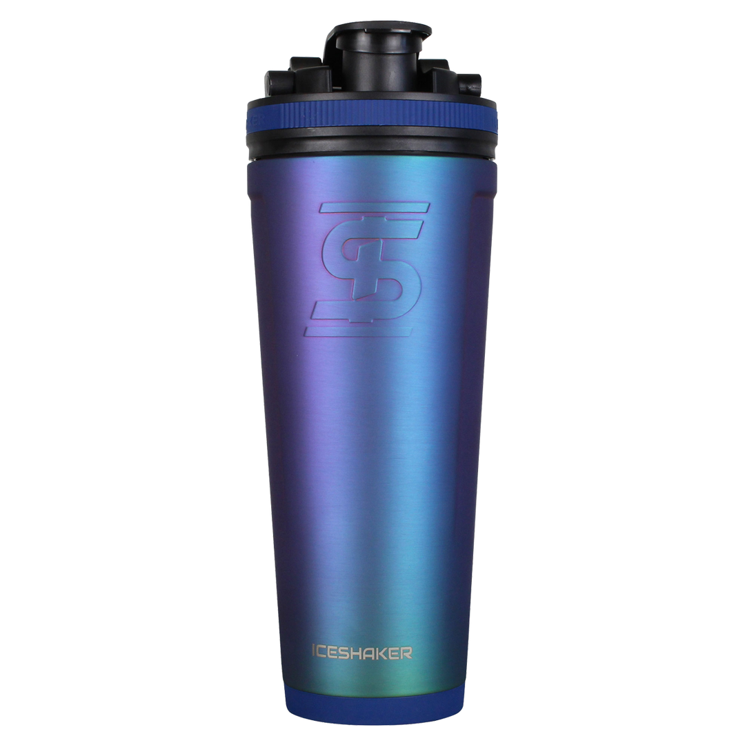 36oz Custom Insulated Ice Shaker Bottle - Wisteria Purple, Leakproof Stainless Steel Water Bottle for Gym, Workouts & Outdoor Activities
