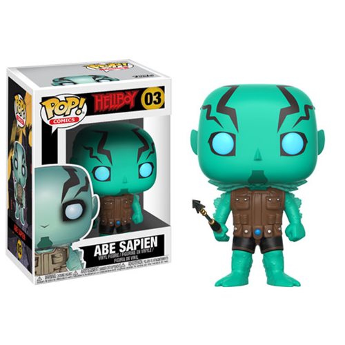 Pop! Vinyl Figure Abe Sapien from Hellboy - Collectible Comic Book Character Toy - Perfect for Display, Gifts & Anime Fans