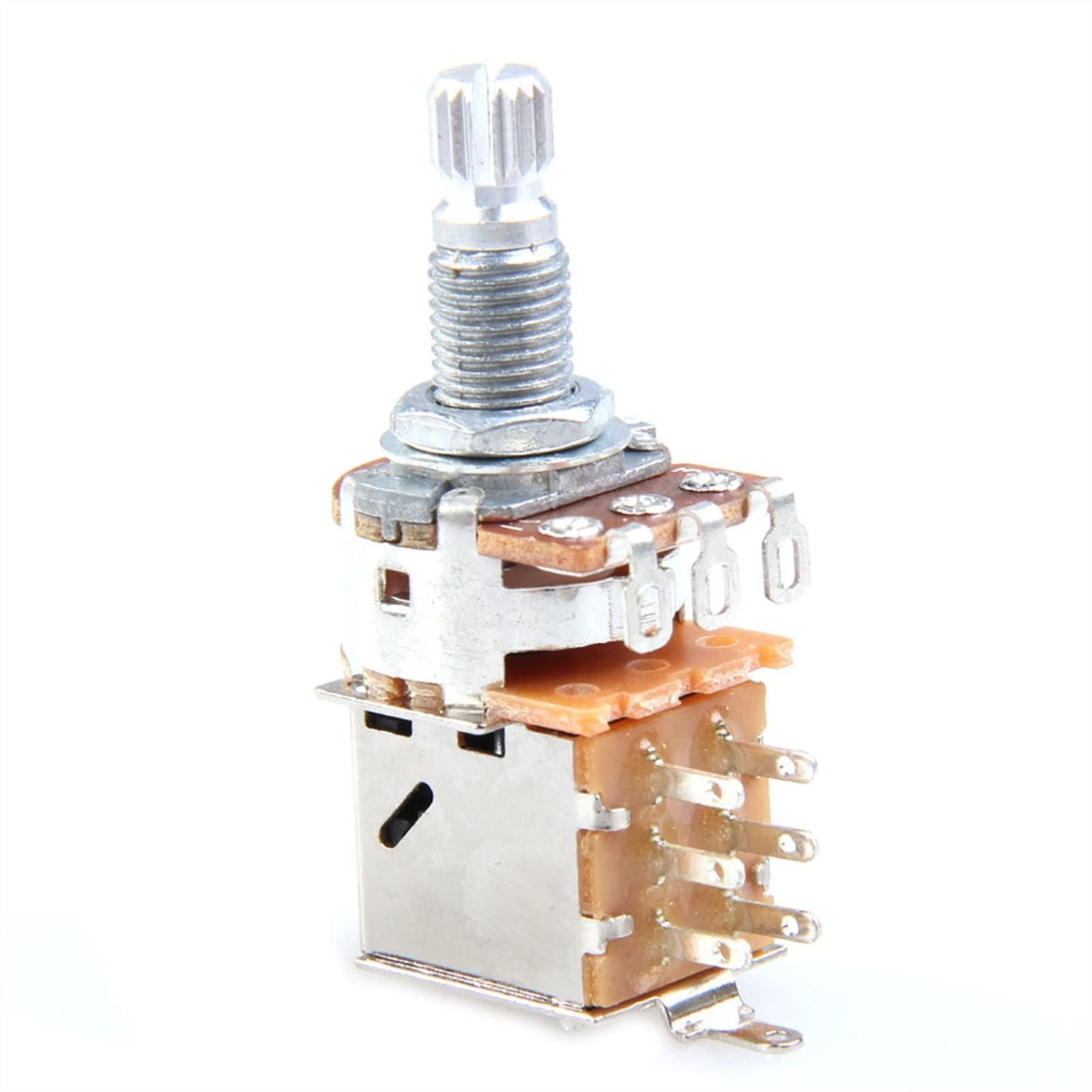500K Push Pull Potentiometer for Guitar - A500K Audio Taper Control Pot for Volume & Tone - Perfect for DIY Guitar Upgrades & Repairs