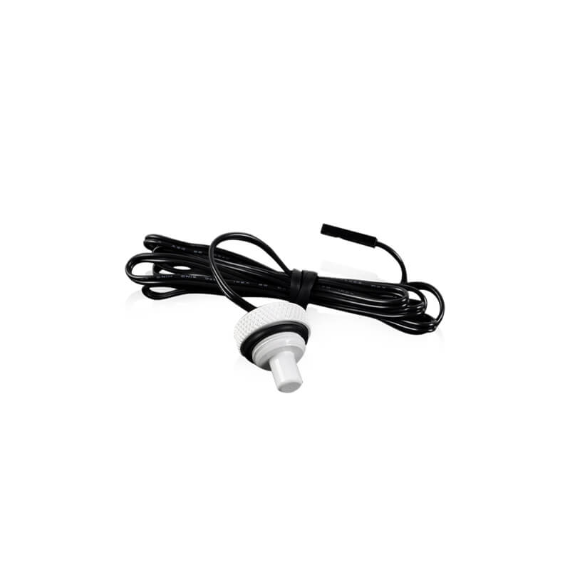 Bitspower Temperature Sensor Stop Fitting - Deluxe White G1/4
