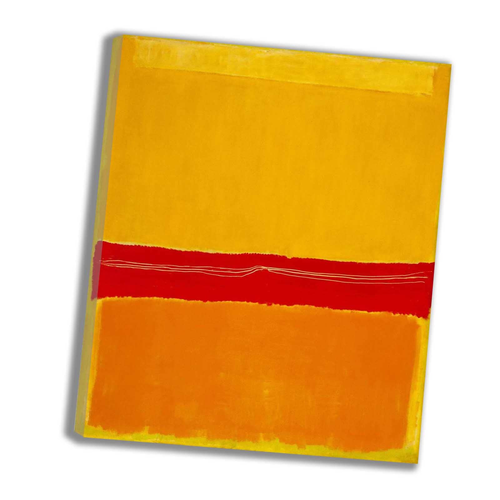 Mark Rothko 'Number 22' Abstract Expressionist Wall Art - Framed Canvas Painting (80x95cm/31x37in) for Living Room, Bedroom & Bathroom Decor | Modern Home & Office Wall Decorations