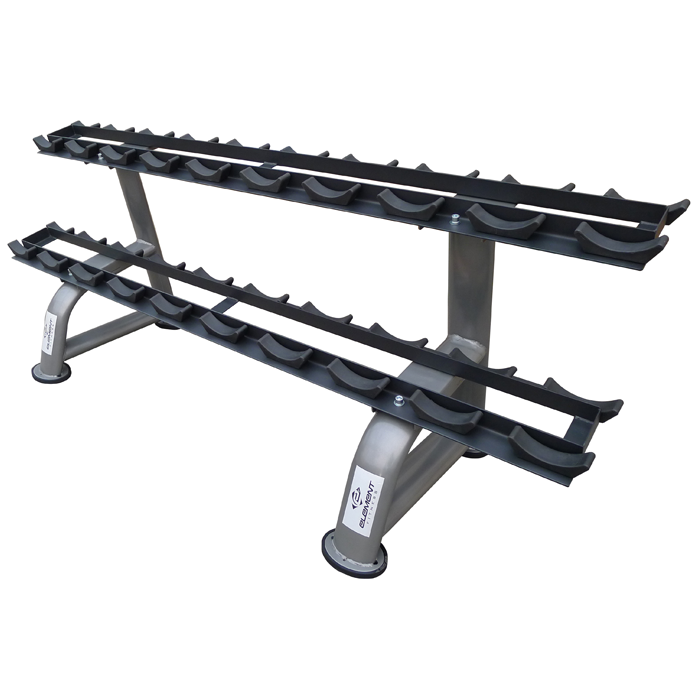 Commercial Saddle Dumbbell Rack - Heavy Duty 10-Pair Dumbbell Holder for Gym & Home Workouts - Perfect for Fitness Studios, Home Gyms & CrossFit Training