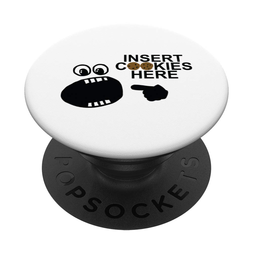 Cookies PopSockets PopGrip - Interchangeable Phone & Tablet Stand with Swappable Top - Perfect for Selfies, Video Calls, and Hands-Free Viewing