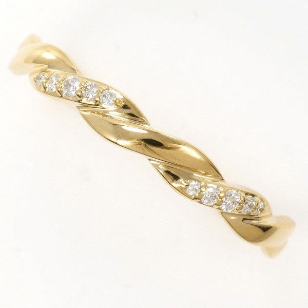 18K Yellow Gold Diamond Ring for Women - Elegant Wedding, Engagement, Anniversary Jewelry Gift