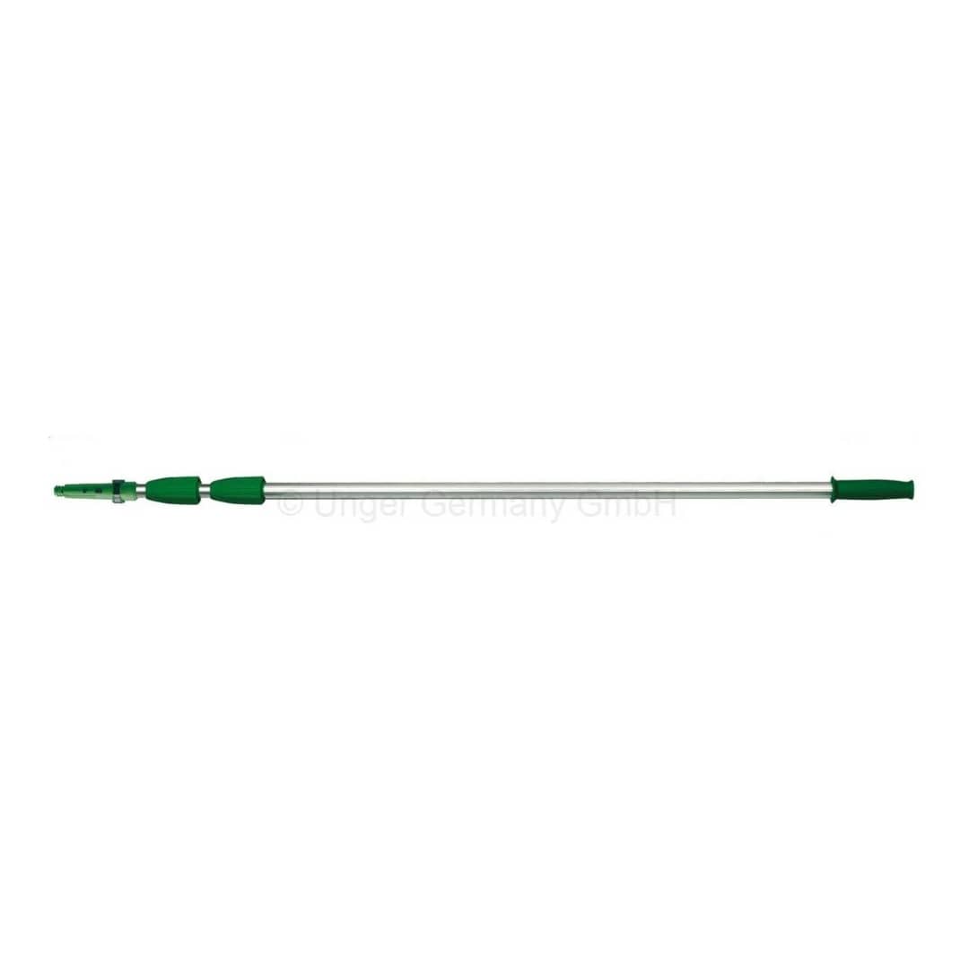 Unger Optiloc Pole 3 Sections 6m (20ft) Extendable Window Cleaning Pole - Professional Telescopic Pole for High Reach Cleaning, Washing Windows, Gutters, and Outdoor Surfaces - Perfect for Home and Commercial Use