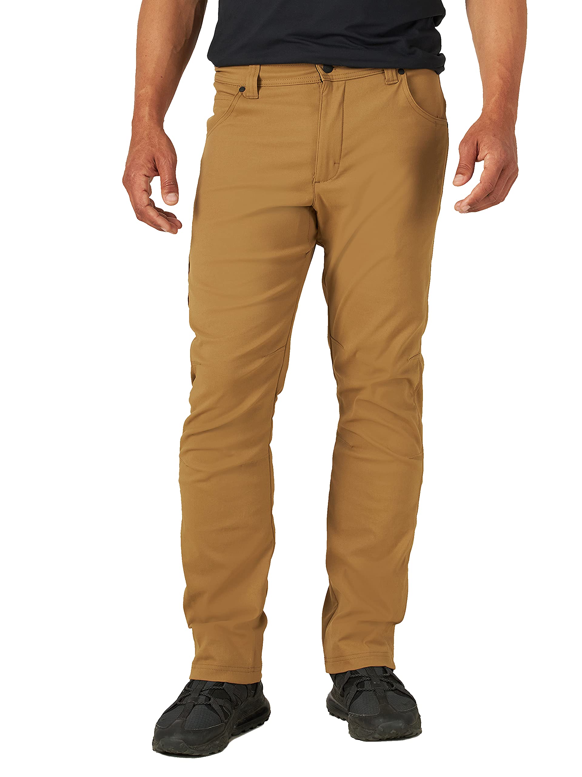 ATG by Wrangler Men's Fleece Lined Utility Pants - Warm Winter Work Pants for Outdoor Jobs, Hiking & Casual Wear