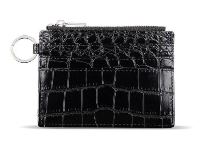 Laura Genuine Leather Card Holder - Slim RFID Blocking Wallet for Women & Men - Perfect for Travel, Business, and Everyday Use
