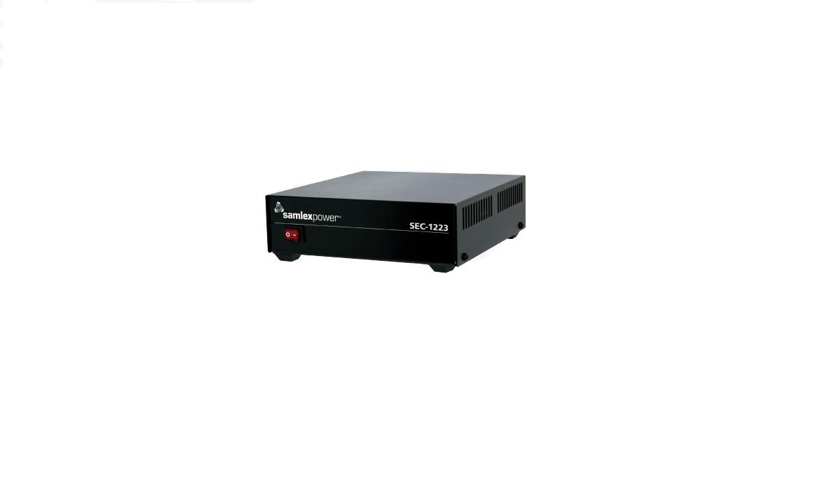 Samlex SEC1223-TK3 12V 23A Power Supply for Kenwood Two-Way Radios - Perfect for Ham Radio, CB Radio & Emergency Communication Setups