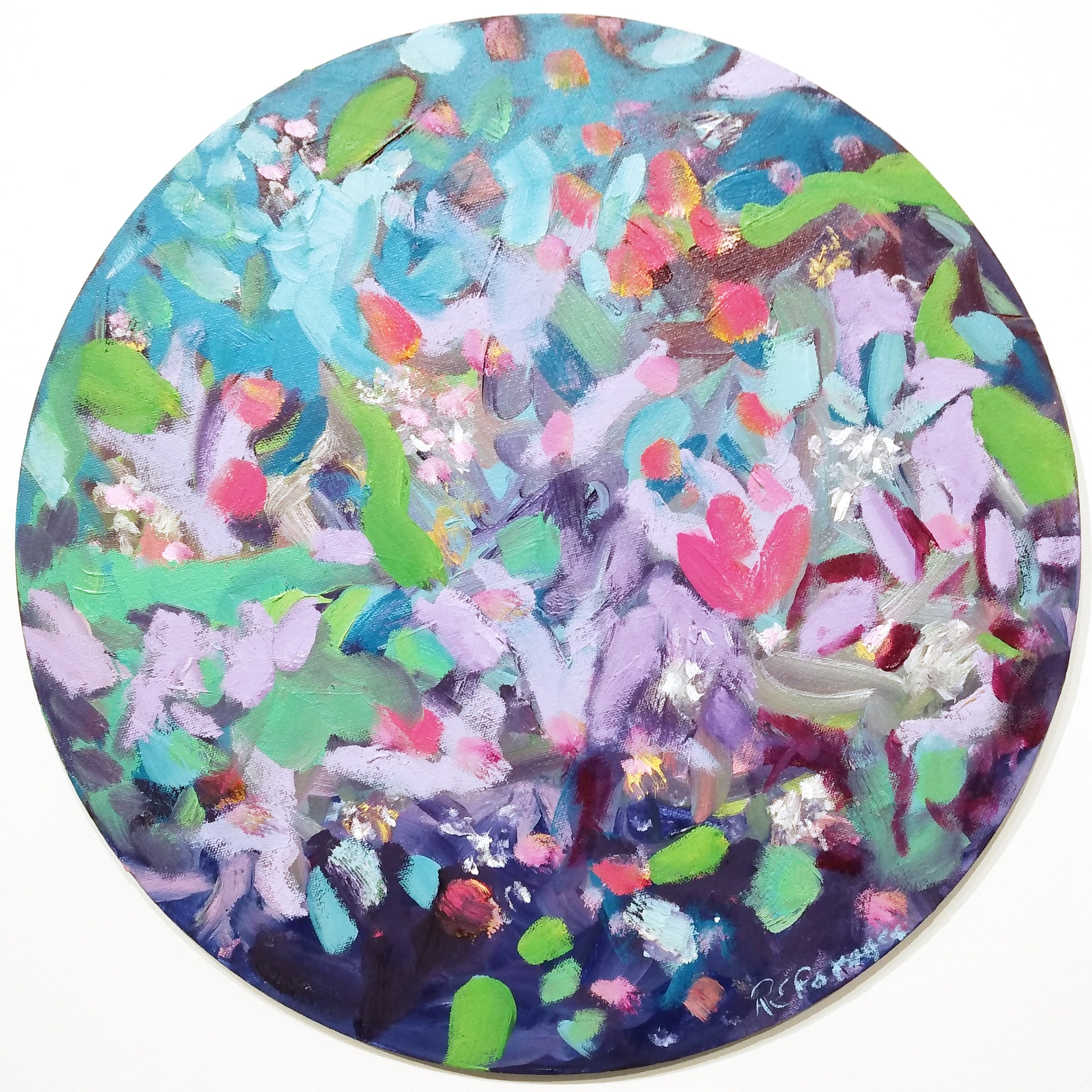Ruth Formica: Tondo 6 - Premium Handmade Ceramic Art Plate for Home Decor, Wall Display & Gift Giving