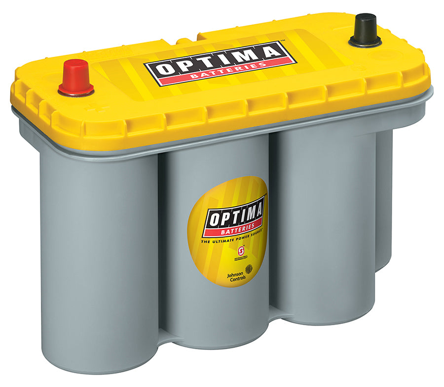 Optima D31A Yellow Top Deep Cycle Battery - High-Performance AGM Battery for Marine, RV, and Off-Grid Power Use