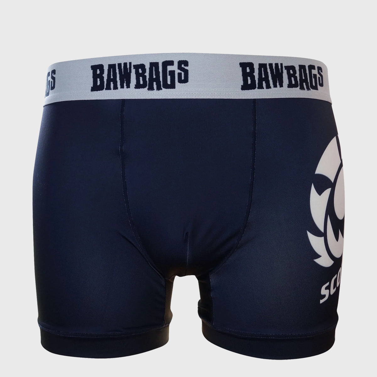 Bawbags Scotland Rugby Cool De Sacs Big Badge Technical Boxer Shorts - Moisture-Wicking Performance Underwear for Sports & Everyday Comfort