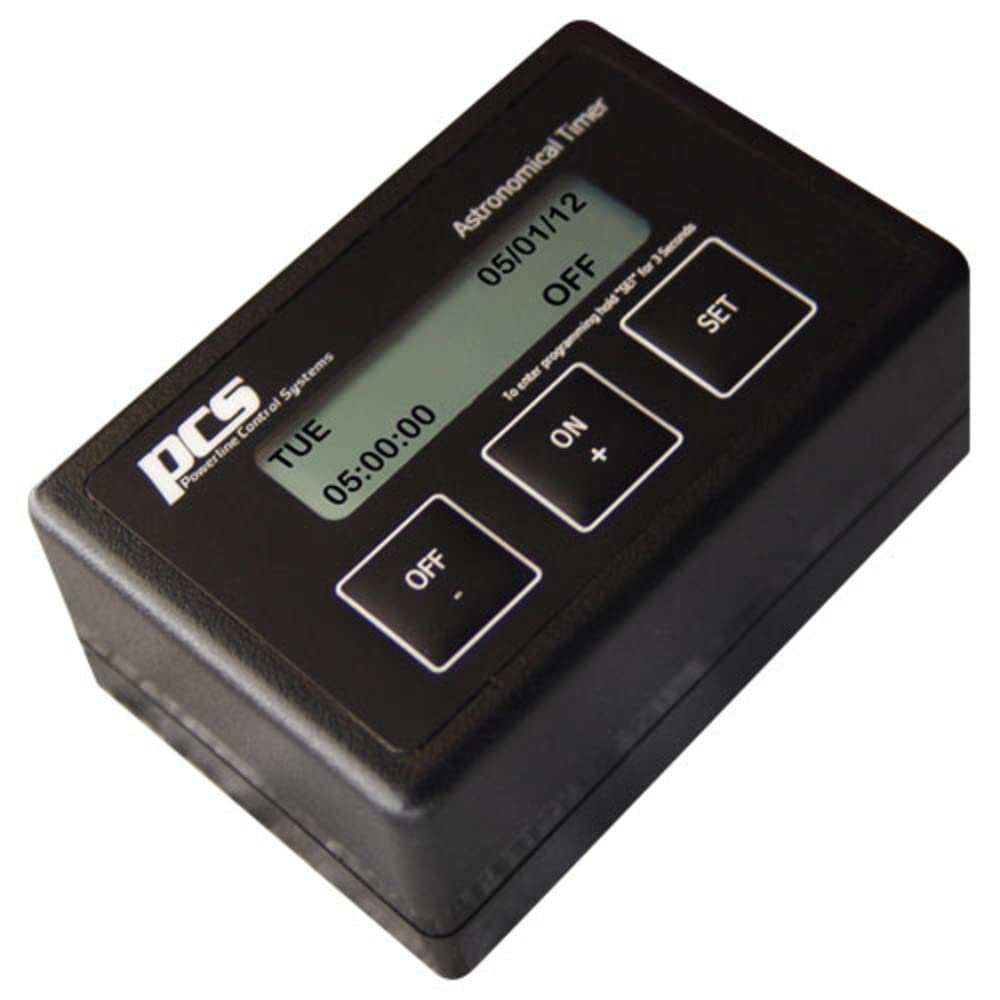 SimpleWorx DAT4 Digital Astronomical Timer - Outdoor Light Timer with Sunrise/Sunset Automation for Garden, Landscape & Security Lighting