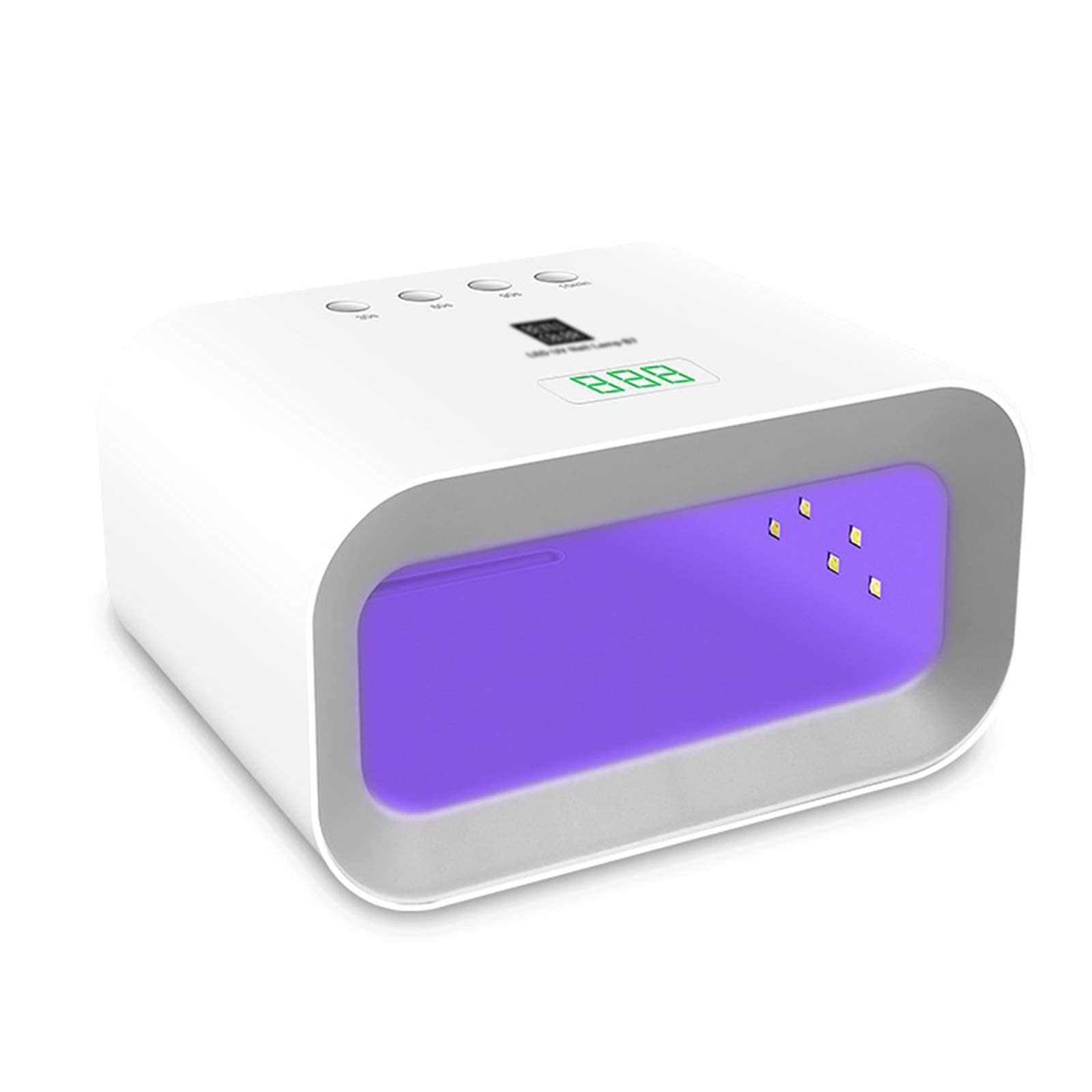 Professional UV LED Nail Lamp for Gel Polish Curing - 3 Timer Settings & 10000mAh Built-in Battery - Portable Whitening Light for Home & Salon Manicures - Perfect for DIY Nail Art, Gel Extensions, and Acrylic Nails