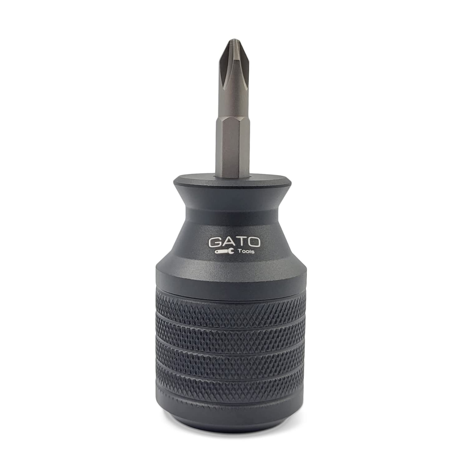 GATO TOOLS Magnetic Stubby Screwdriver - Phillips & Slotted for DIY & Repairs