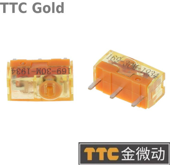 TTC Gold 2Pcs Mechanical Keyboard Switches - Smooth Linear Switches for Gaming & Typing | Perfect for PC, Mac, Laptop & Custom Keyboard Builds | Enhanced Gaming Performance & Comfortable Typing Experience