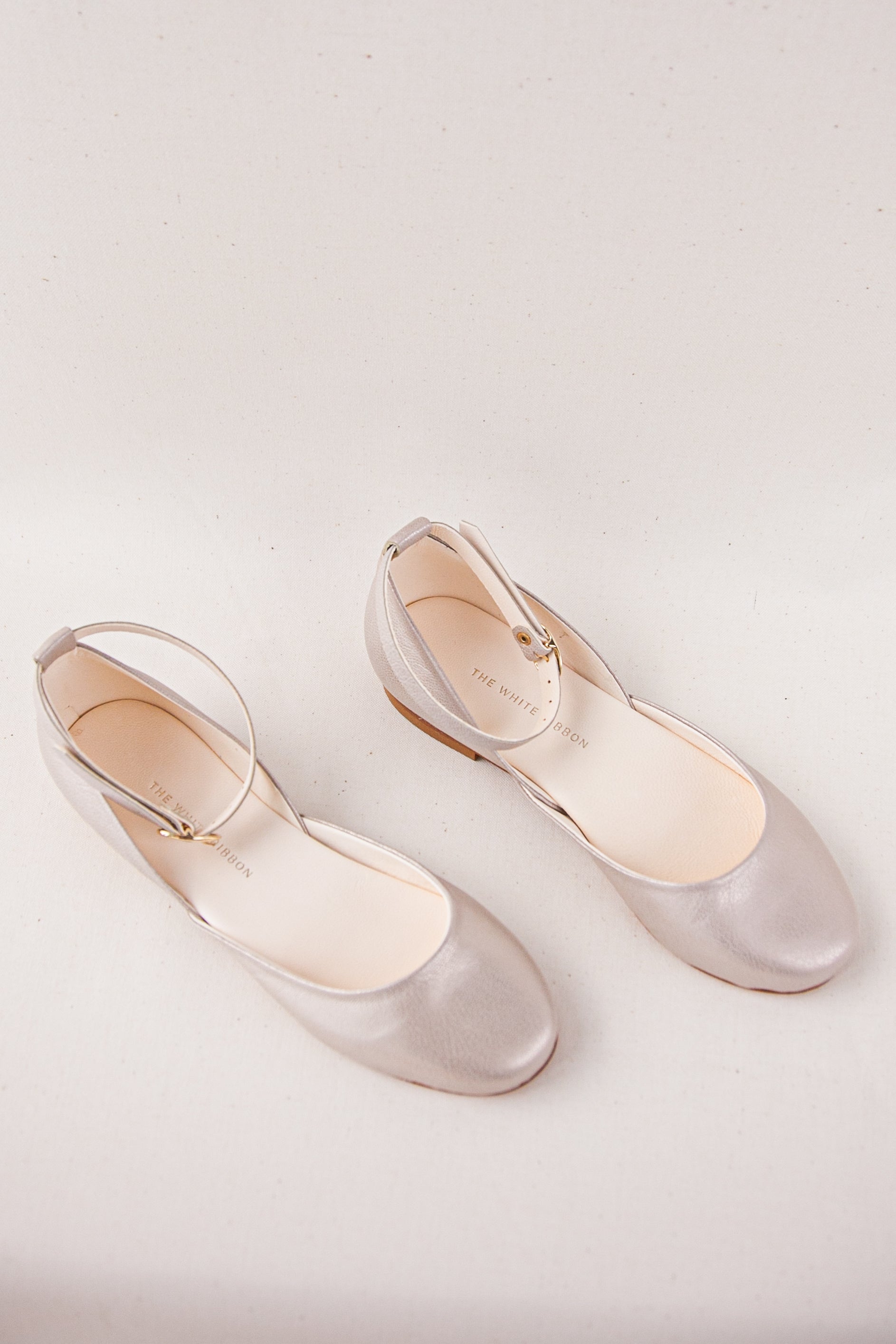 LUNA BALLET FLATS Women's Comfortable Slip On Shoes - Champagne Gold Soft Leather Ballet Flats for Work, Travel & Everyday Wear
