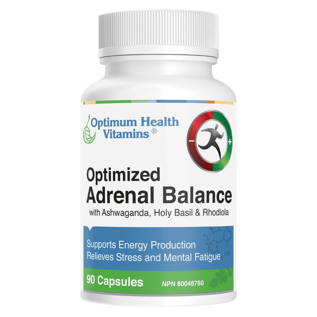 Optimized Adrenal Balance Supplement - Natural Stress Relief & Energy Support for Adrenal Fatigue - Supports Cortisol Regulation & Healthy Hormone Levels - Perfect for Busy Professionals, Students & Stressful Lifestyles
