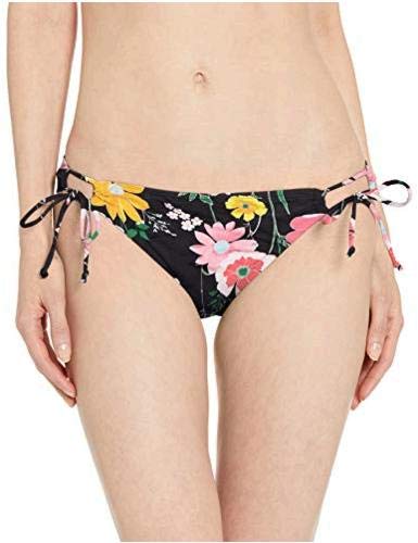 Hobie Women's Side Tie Hipster Bikini Bottom - High Waisted Swimwear for Women, Comfortable & Stylish Beachwear for Pool, Vacation & Summer Activities