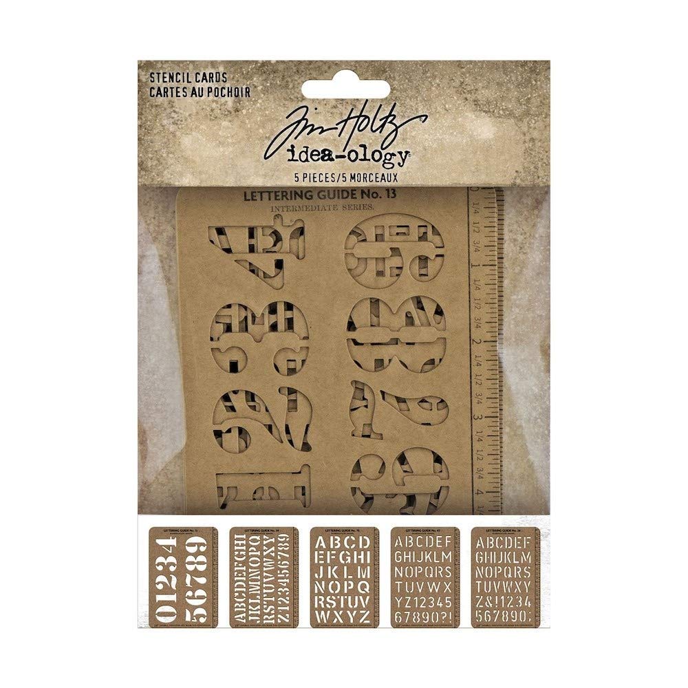 DIY Stencil Cards for Scrapbooking, Card Making & Crafting - Reusable Plastic Templates for Creative Projects & Handmade Greetings