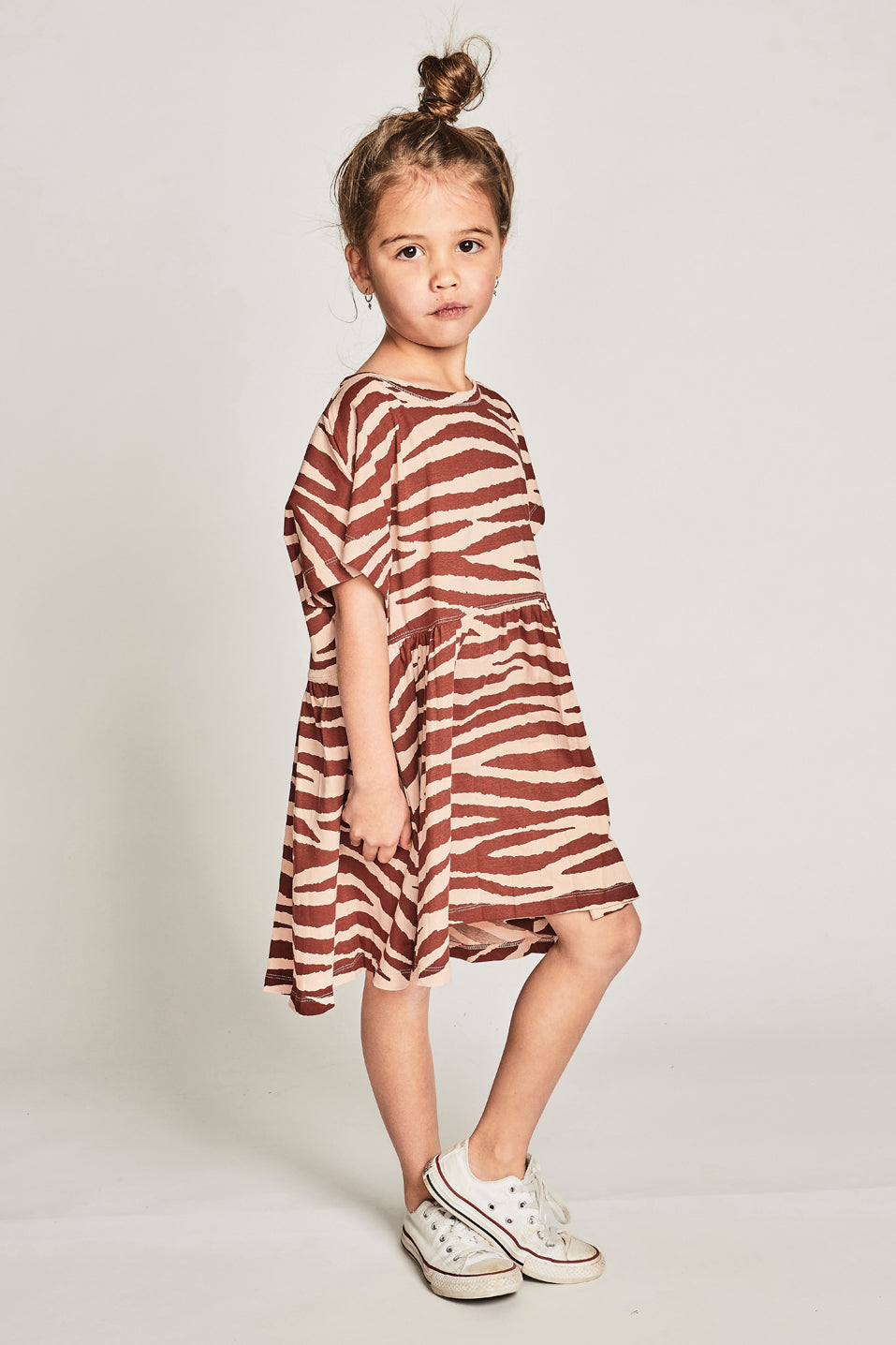 Girls' Summer Dress - Munster Kids Sahara Dusk Floral Print Sundress for Beach, Party & Outdoor Play