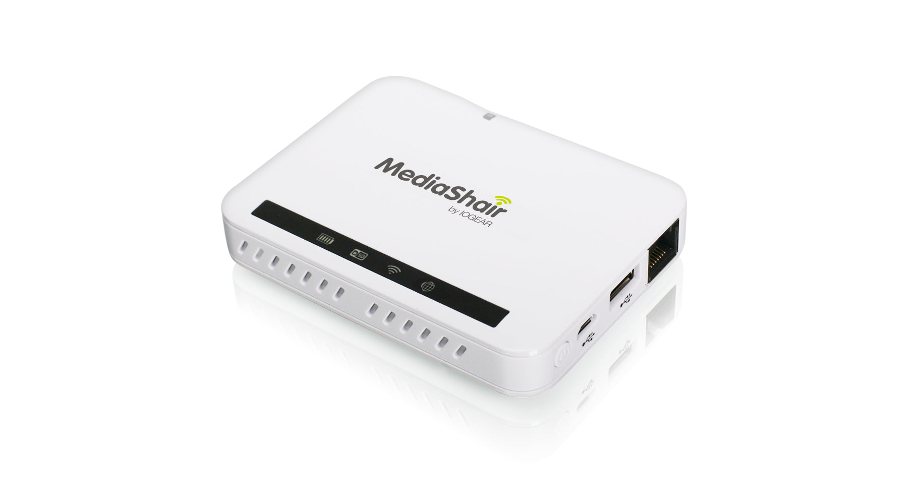 MediaShair 2 Wireless Media Hub & Power Bank - Portable Charging Station for Cars, Travel, Camping | Stream Music & Charge Devices On-The-Go