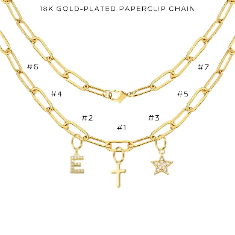 Elegant Charm Necklace with Assorted Charms - Perfect for Gifts, Parties & Everyday Wear | $40.00
