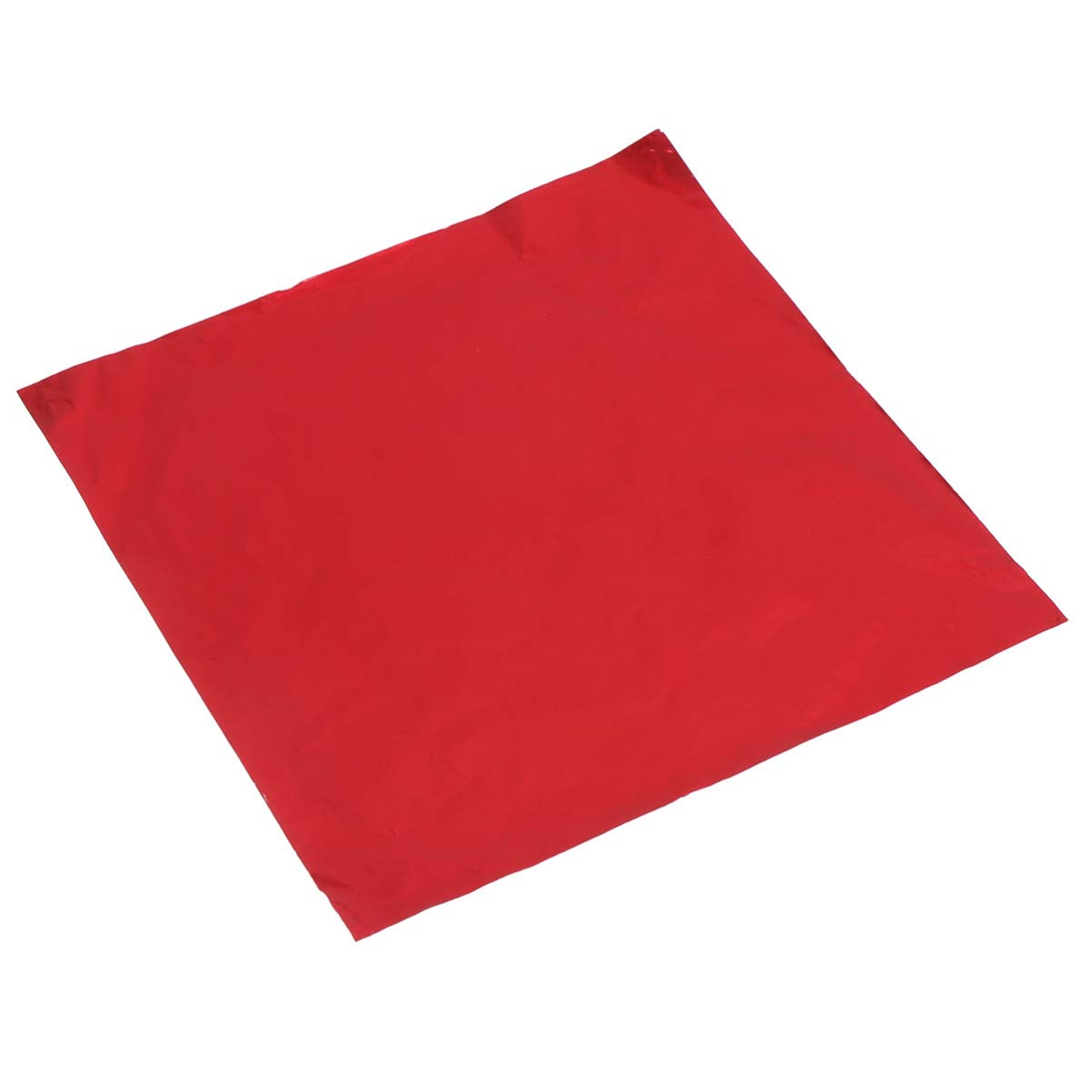 NUOBESTY 100pcs Red Candy Wrappers - Aluminum Foil for Chocolate, Sweets & Lollipops - Party & Gift Packaging
