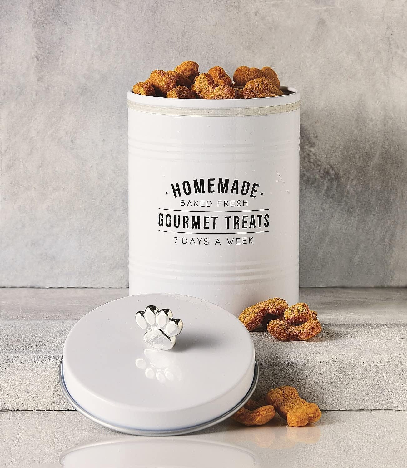 Premium White Airtight Dog Food Storage Container - BPA-Free, Large Capacity for Freshness - Ideal for Kitchen, Pantry & Pet Food Organization