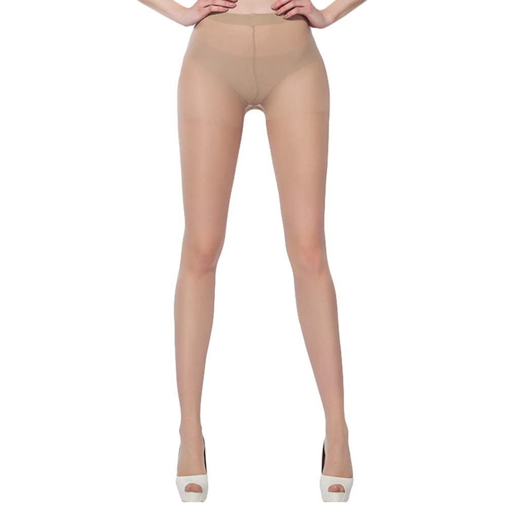 Sexy Women's Pantyhose - Thin Stretchy Footed Tights in Solid Colors (Skin Tone, One Size) | Perfect for Date Nights, Office Wear & Special Occasions