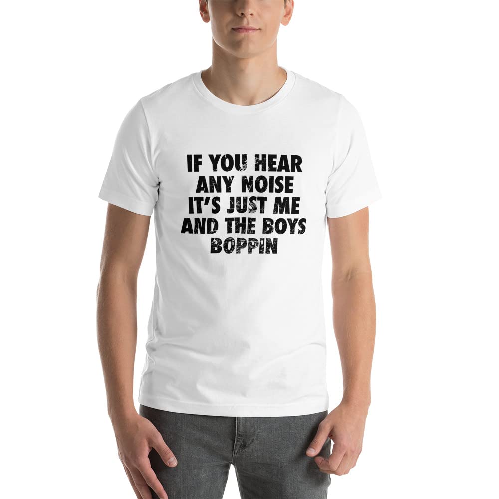 New York Yankees Baseball Fan T-Shirt - Funny NY Boys Boppin Quote Unisex Tee - White Cotton Shirt for Men & Women - Perfect for Game Day, Sports Events & Casual Wear