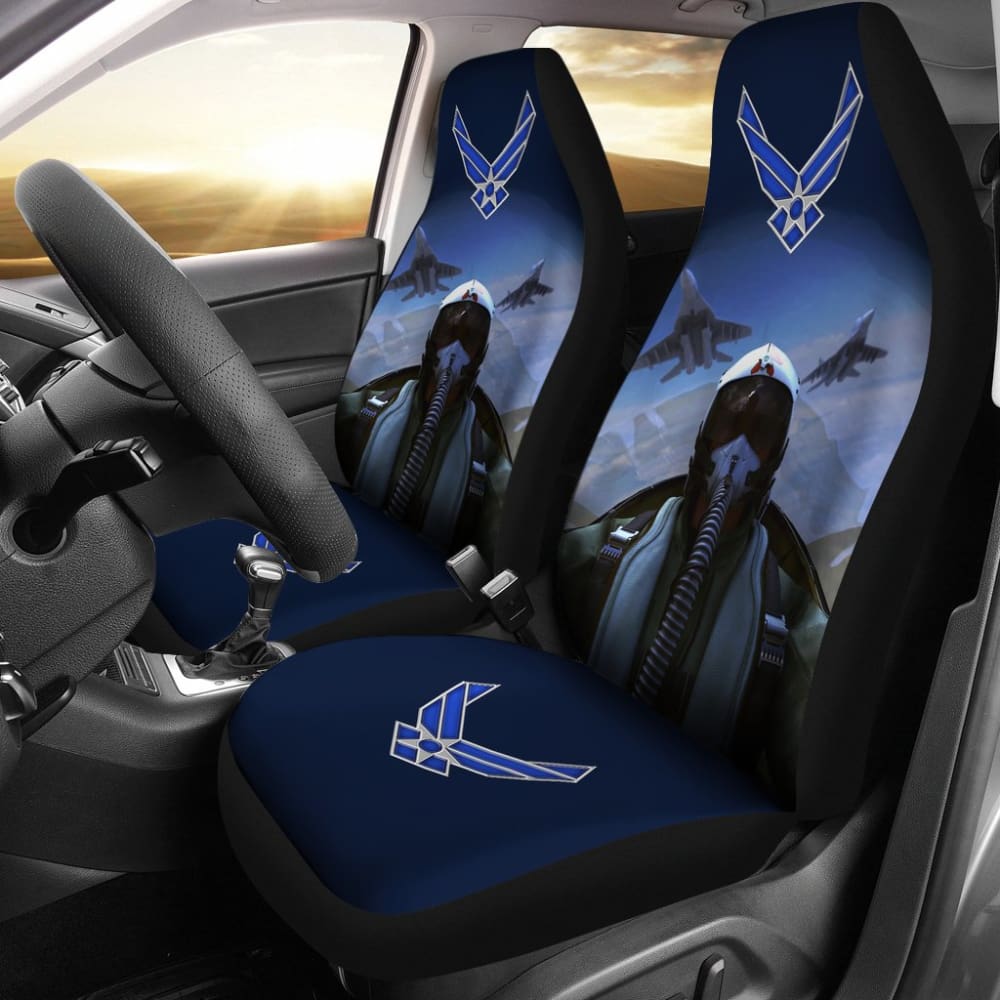 Premium US Air Force Custom Military Car Seat Covers - Durable & Stylish Car Accessories for Jeep, Truck & SUV - Perfect for Veterans, Military Enthusiasts & Patriotic Drivers