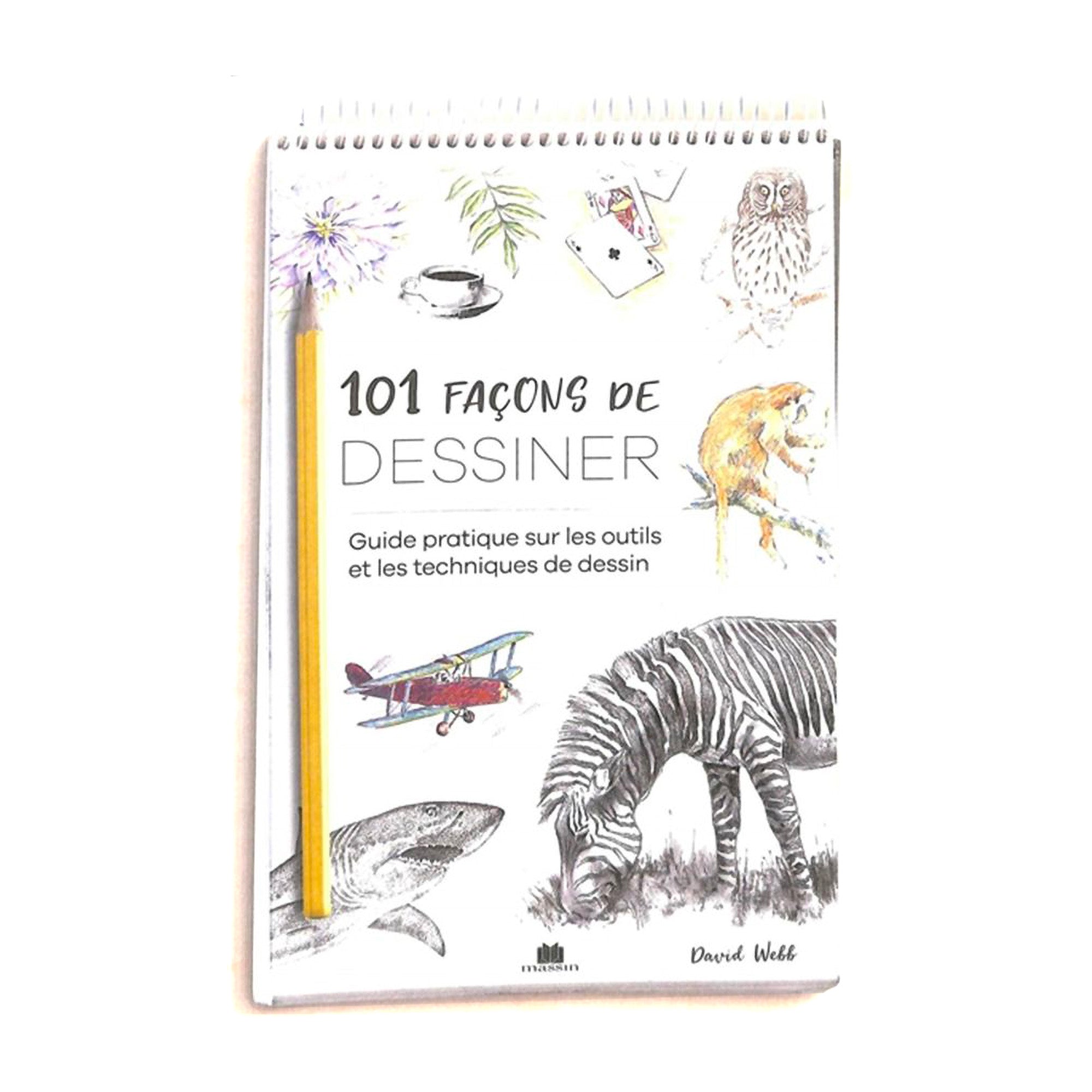 101 Ways to Draw - French Edition - Creative Sketching Guide for Artists & Beginners - Perfect for Sketchbooks, Journals & Art Classes