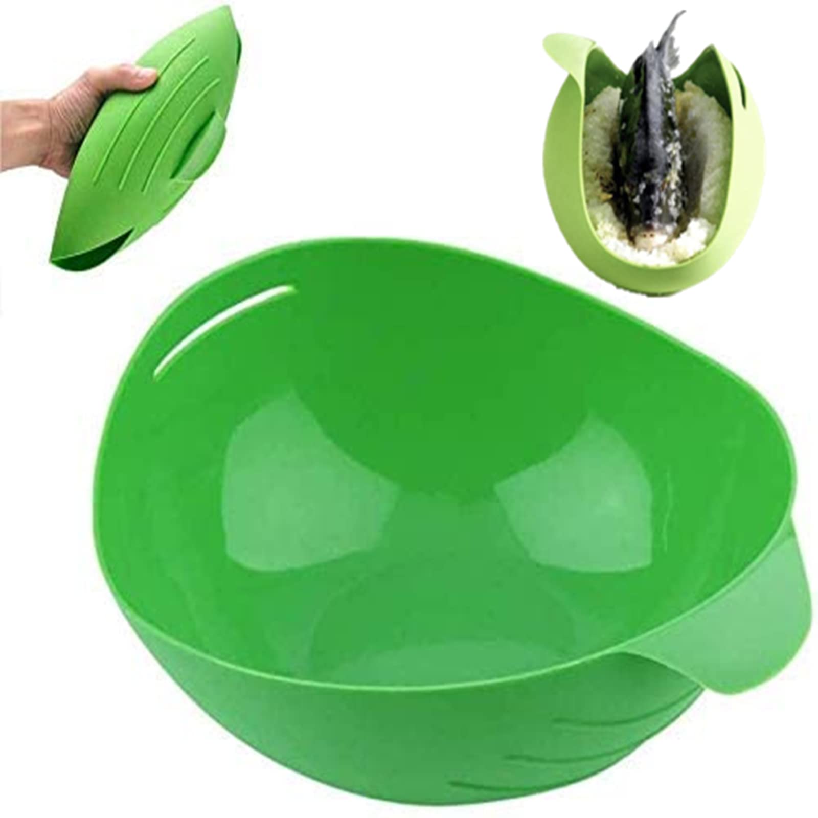 Foldable Silicone Cooking Pocket - Heat Resistant, Reusable Microwave Steamer & Steamed Fish Bowl - 3-Piece Multi-Purpose Kitchen Tool for Baking, Steaming & Meal Prep
