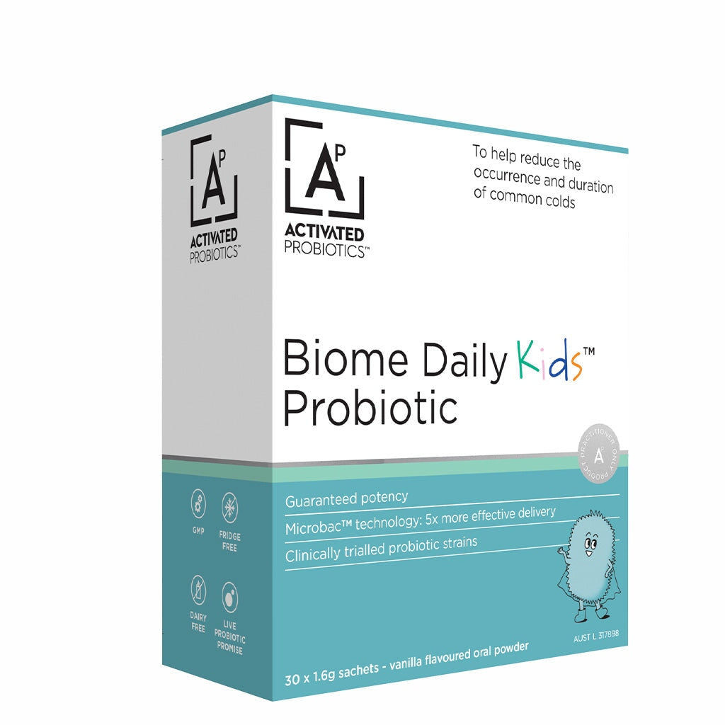 Kids Daily Probiotic Supplement with Activated Biome for Gut Health - Supports Digestion & Immunity for School, Travel & Active Lifestyles